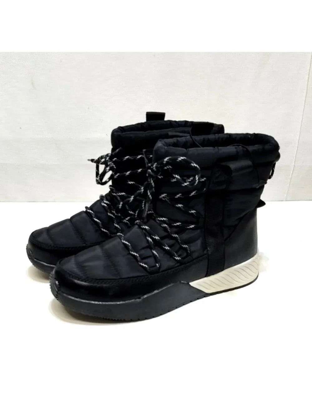 Time And Tru Winter Puff Booties -5°F Temp Rated Skid Resistant Women Size 7 NWT